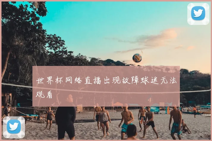 世界杯网络直播出现故障球迷无法观看